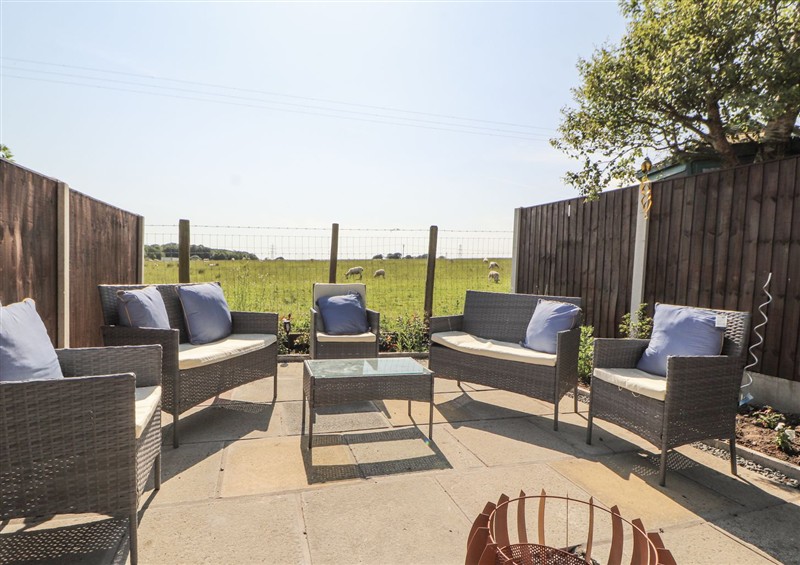 This is the patio at 10 Keekle Terrace, Keekle near Cleator Moor