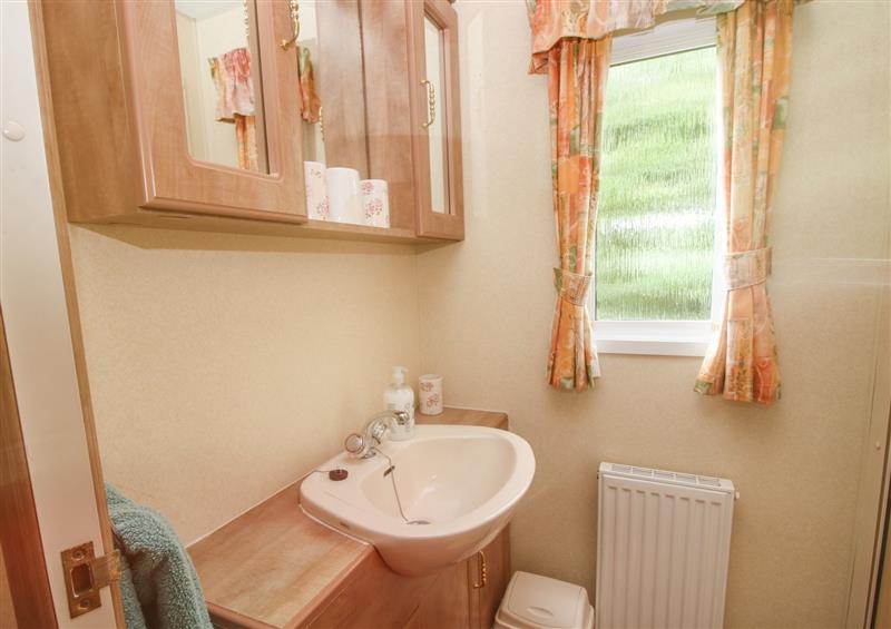 This is the bathroom at 10 Old Orchard, Brockton near Much Wenlock