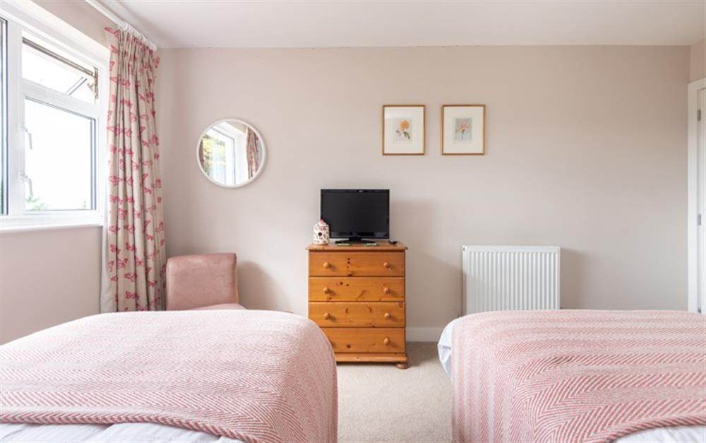 Another look at the twin bedroom at 10 Old Rectory Gardens in Thurlestone