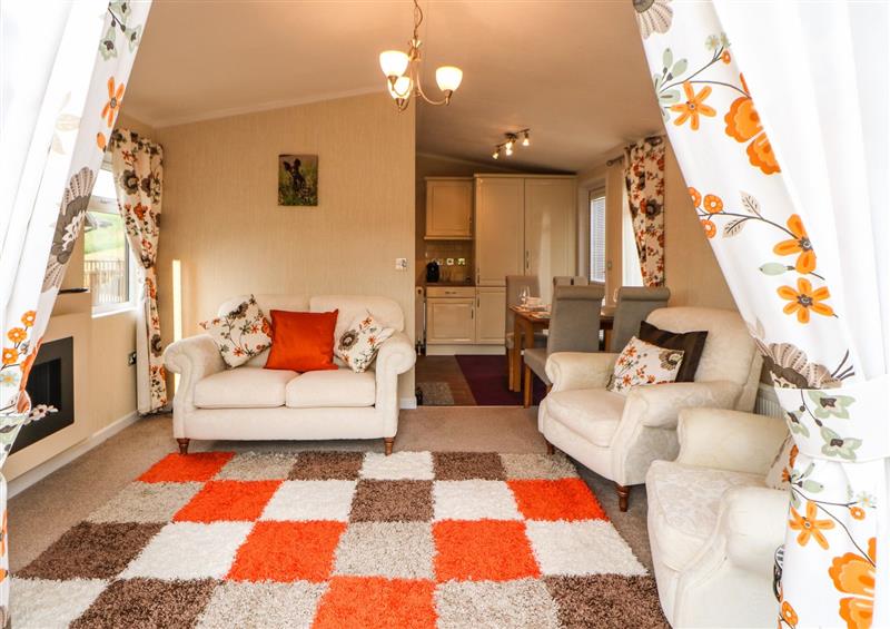The living room at 10 Poppy Lodge, Tunstall near Catterick