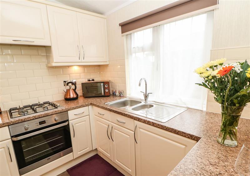 The kitchen at 10 Poppy Lodge, Tunstall near Hipswell