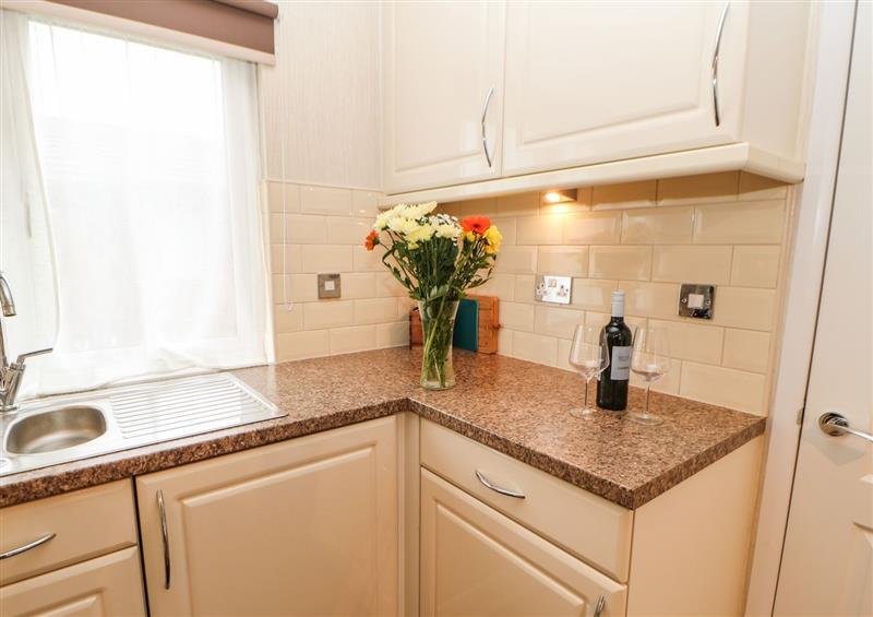 This is the kitchen at 10 Poppy Lodge, Tunstall near Hipswell