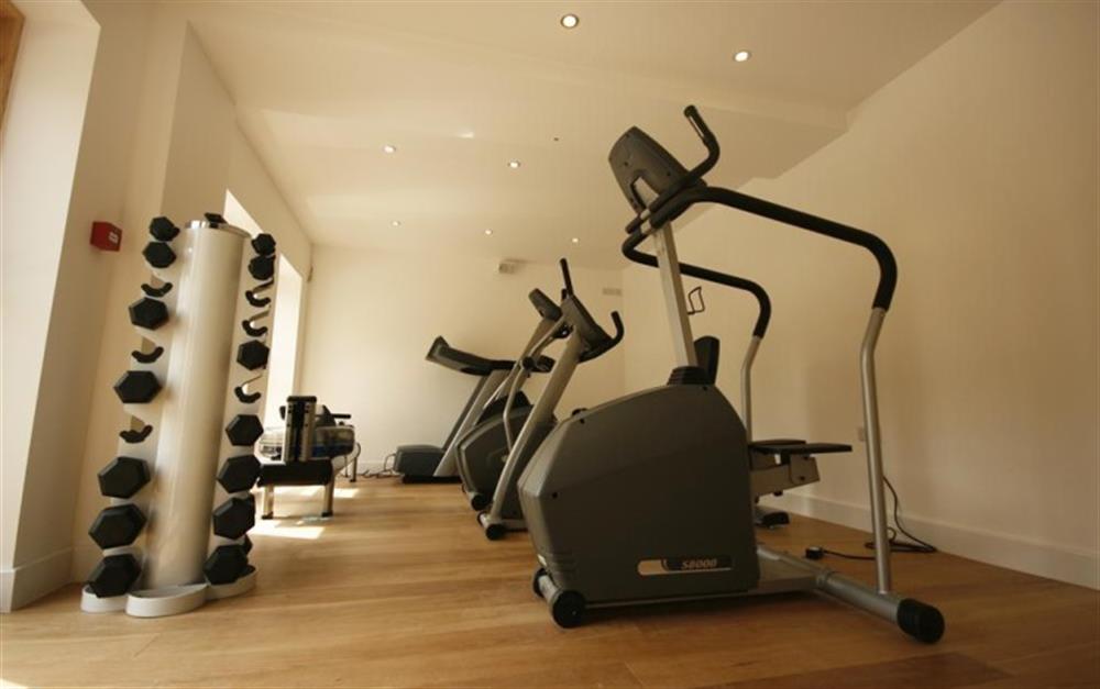 The gym at 10 Talland in Talland Bay