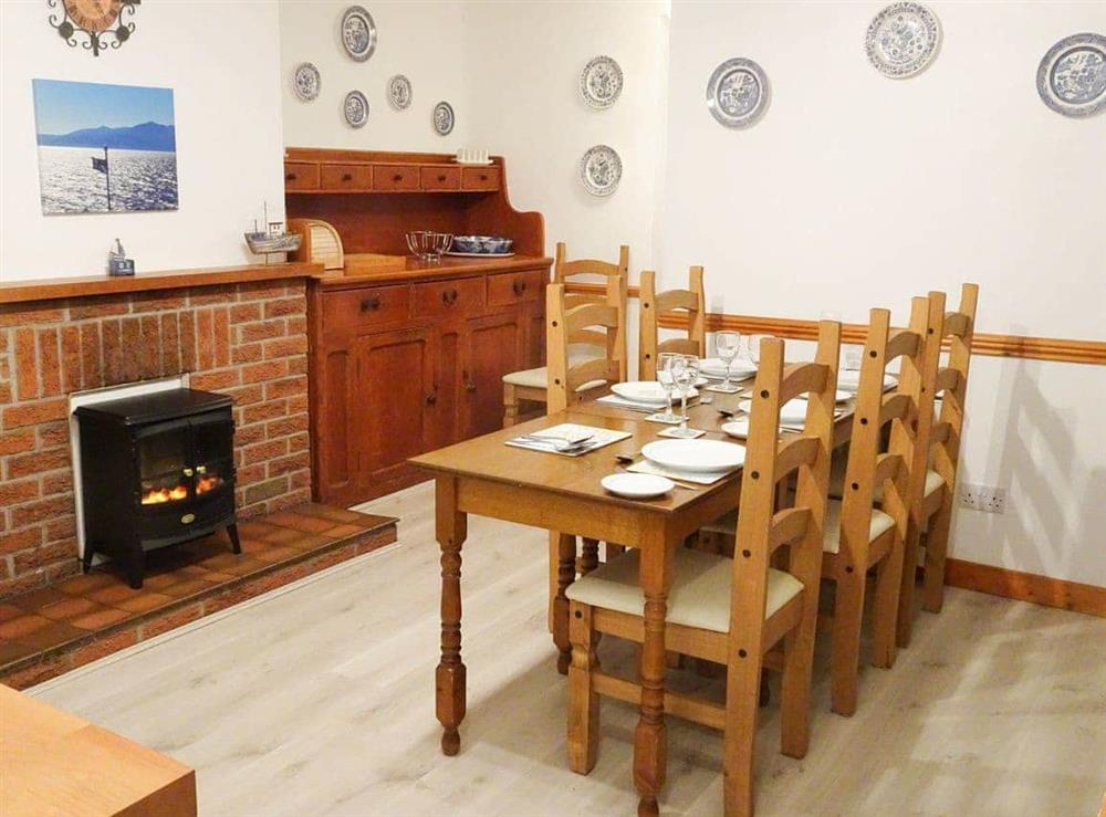 Dining Area at 10 The Apostles in Catacol, near Lochranza, Isle Of Arran
