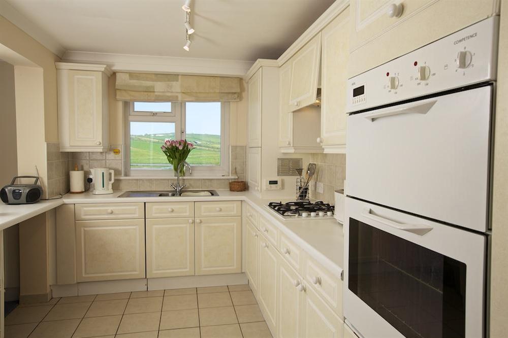Well equipped kitchen area (photo 2) at 10 Thurlestone Rock Apartments in Thurlestone, Kingsbridge