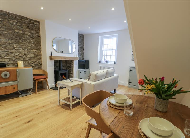 The living area at 10 Watkin Street, Conwy