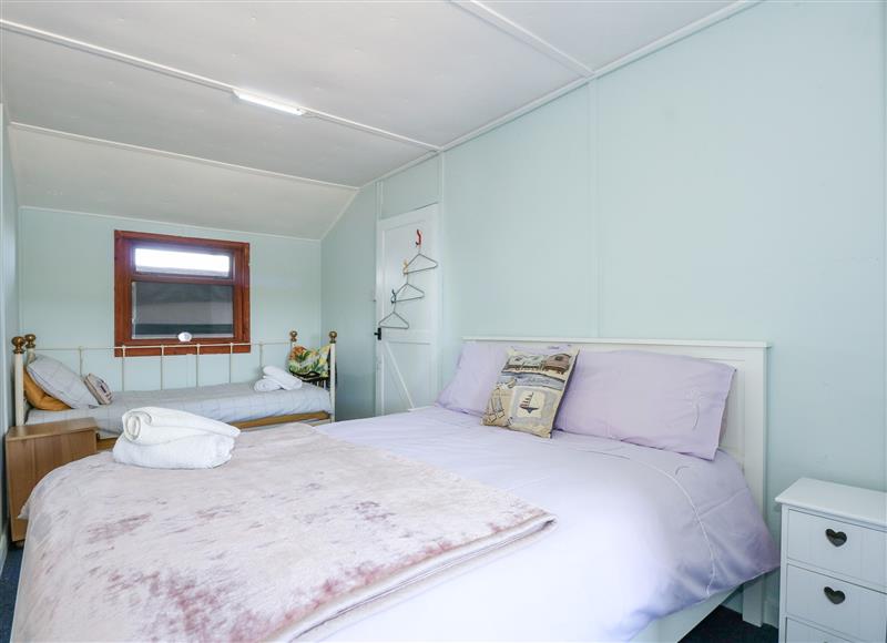 This is the bedroom at 102 The Beach, Snettisham