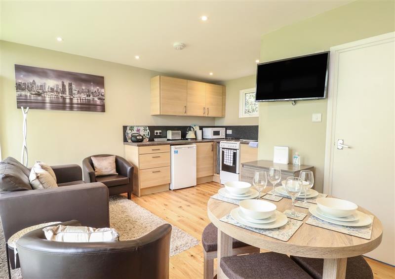 The living area at 107 Kings Chalet Park, Cromer