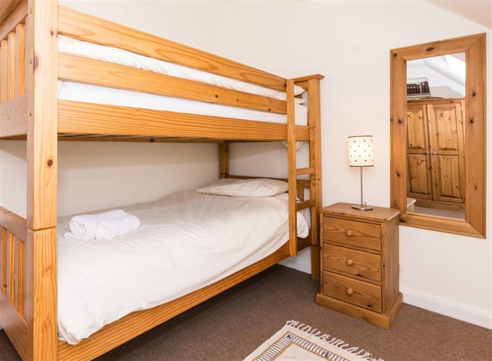 Bunk bedroom at 11 Belvedere Court in Paignton, South Devon