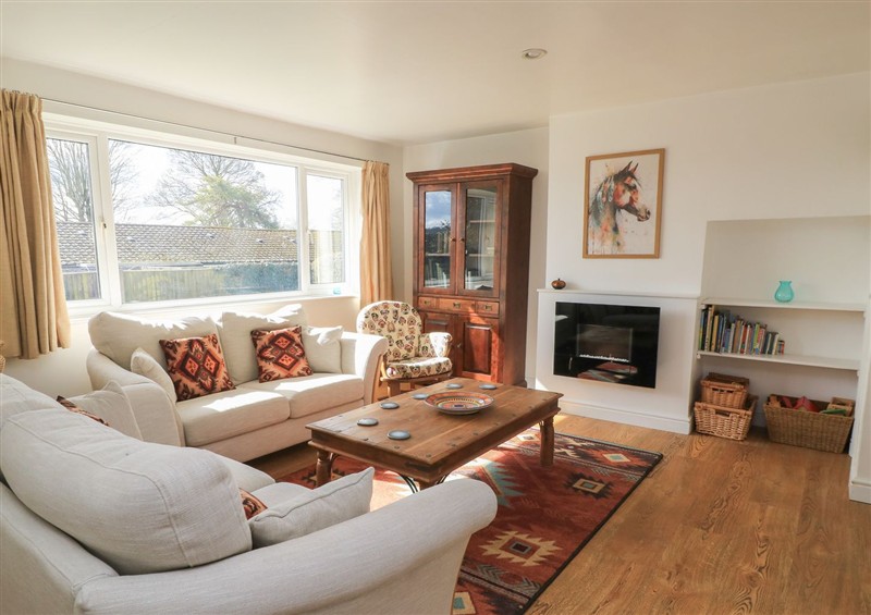 The living room at 11 Berry Close, Painswick