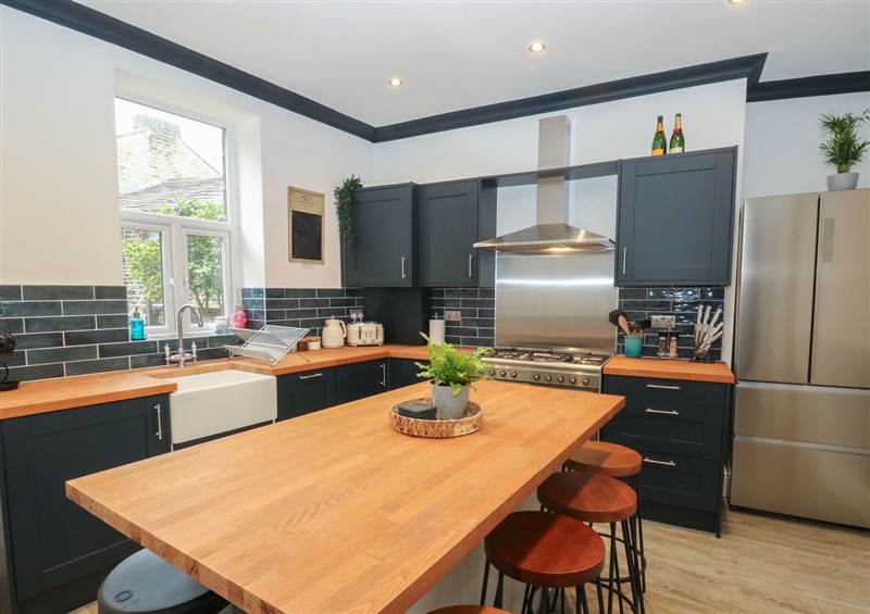 This is the kitchen at 11 Bronte Street, Haworth