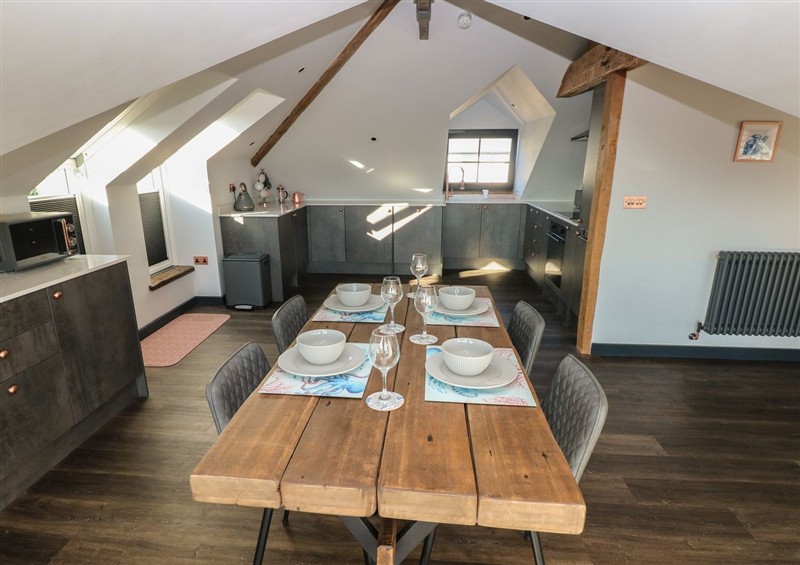 The kitchen at 11 Brython Place, Tenby