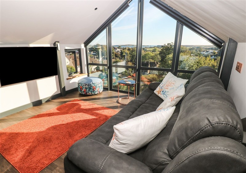 This is the living room at 11 Brython Place, Tenby