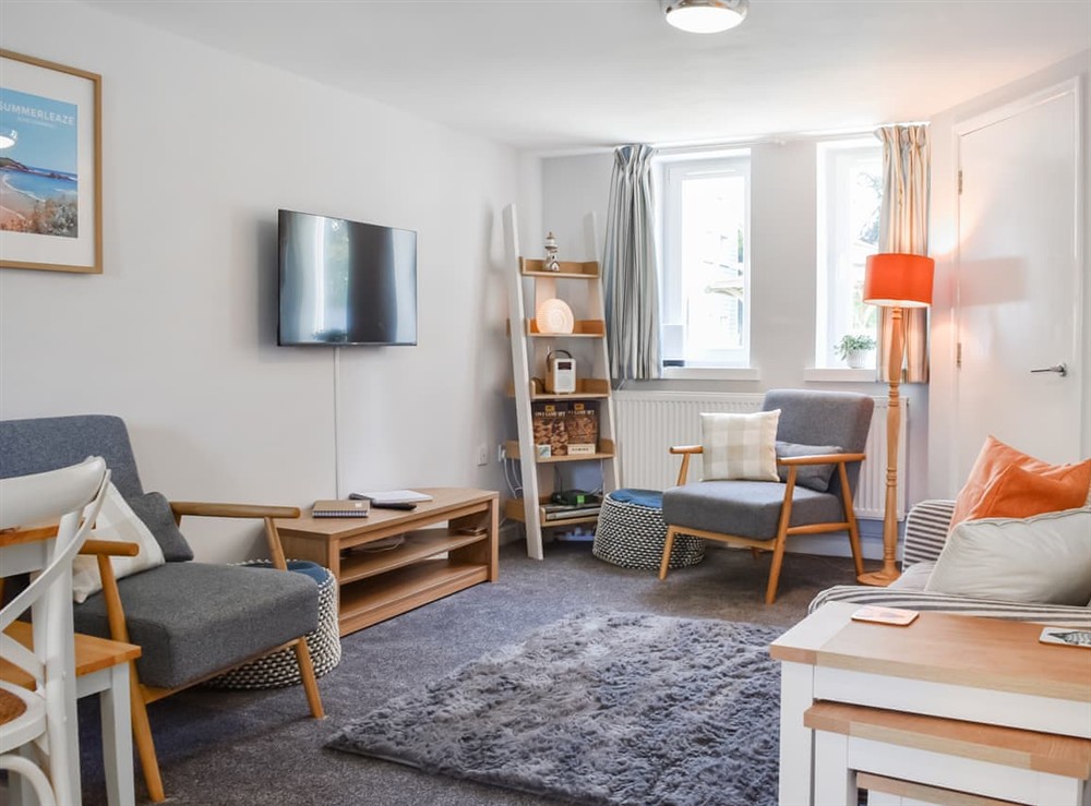 Open plan living space at 11 in Bude, Cornwall