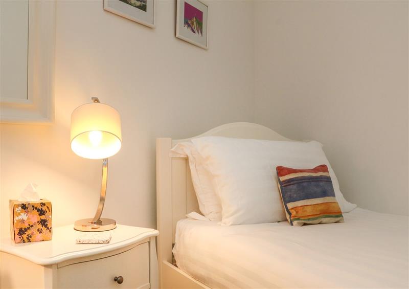 This is a bedroom at 11 Cove View Apartments, Ilfracombe
