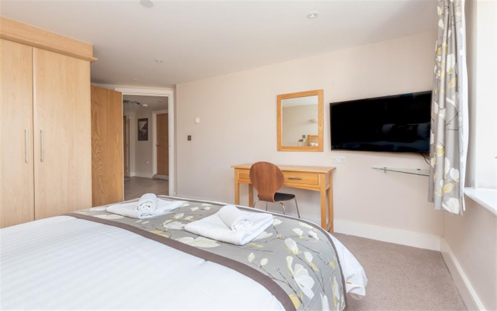 Master bedroom with Smart TV at 11 Crabshell Heights in Kingsbridge
