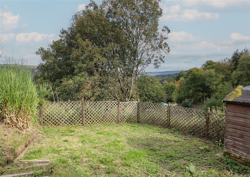 This is the garden at 11 Hollin Well Cottage, Sowerby Bridge