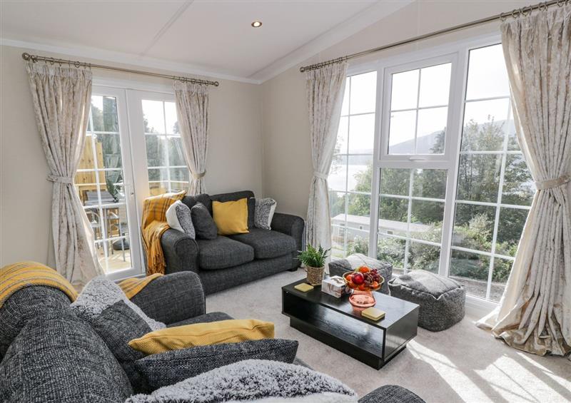 The living room at 11 Mansion View, Helensburgh near Kilcreggan