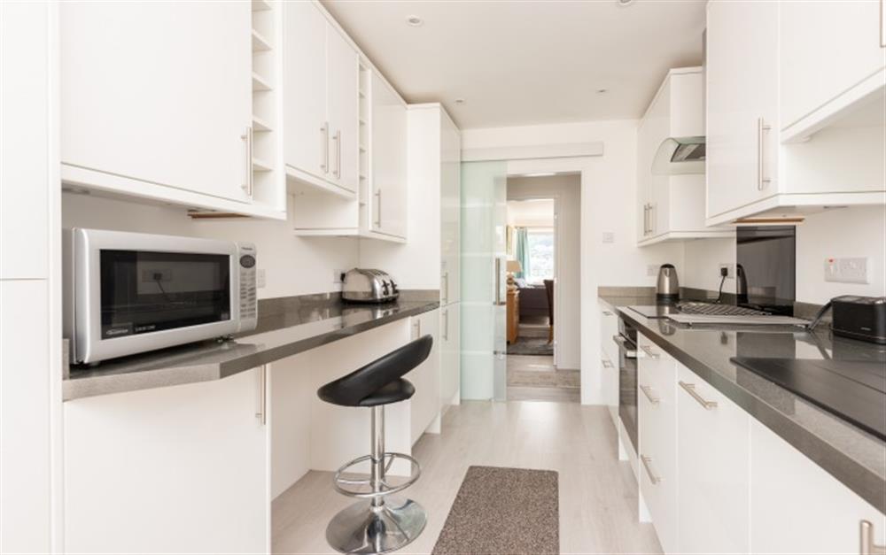 Well-equipped kitchen with plenty of worktop space. at 11 Mayflower Court in Dartmouth