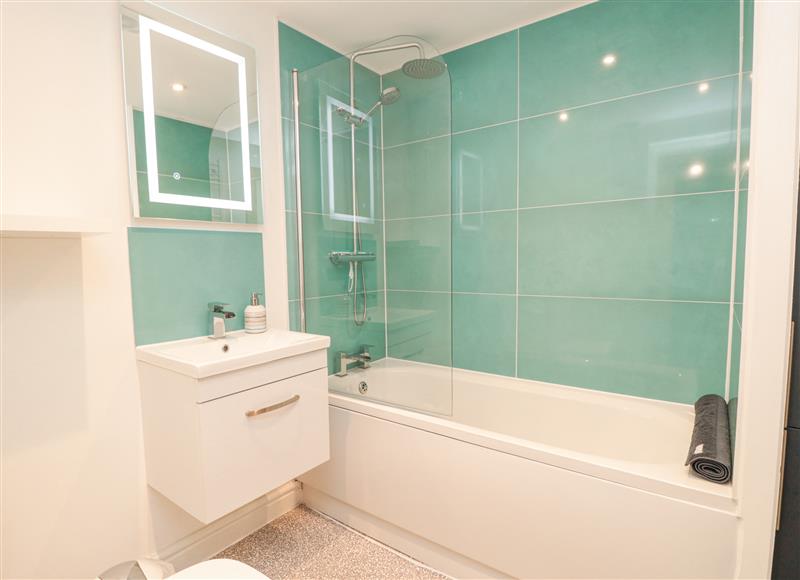 This is the bathroom at 11 North View, Brixham