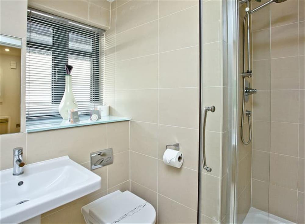 Lovely shower room with shower cubicle at 11 Ocean Point Penthouse in , Saunton & Braunton