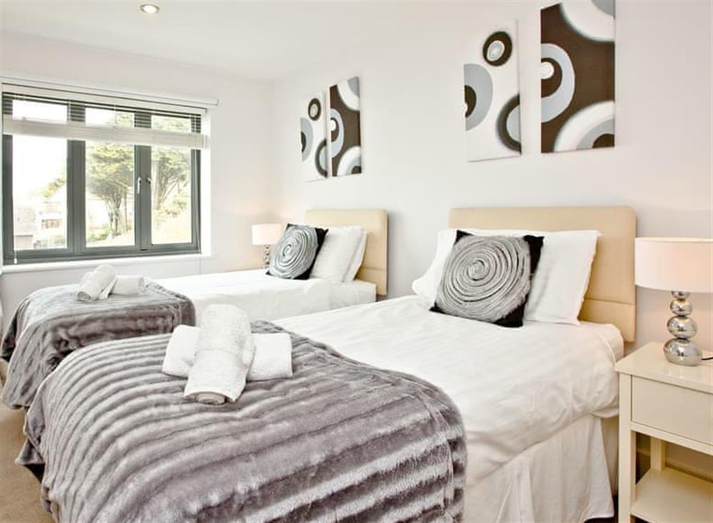 Pretty twin bedded room at 11 Ocean Point Penthouse in , Saunton & Braunton