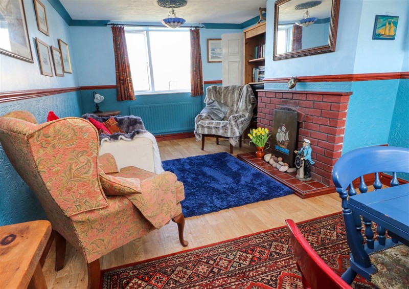 The living room at 11 Penygroes, Llanddeusant