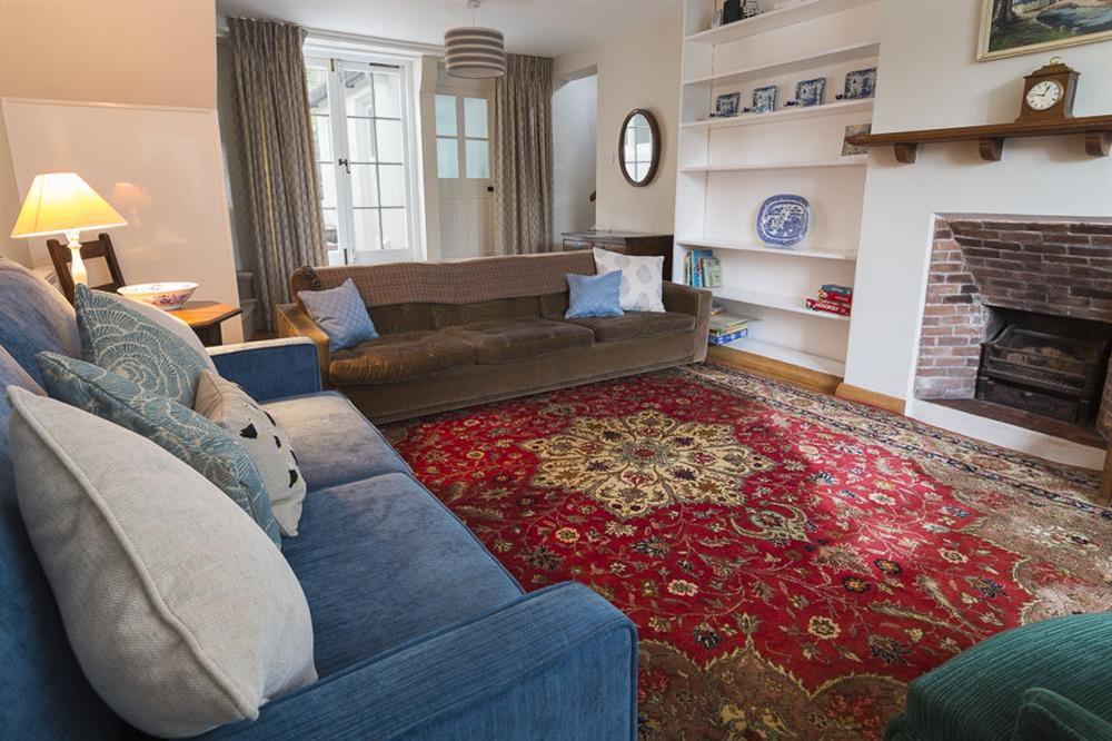 Comfortable TV lounge with DVD player and CD hi-fi system at 11 Robinsons Row in , Salcombe