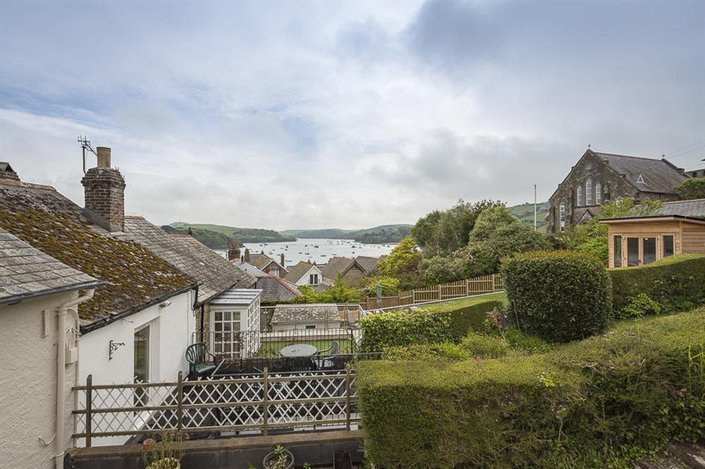 Estuary views from the bedroom at 11 Robinsons Row in , Salcombe