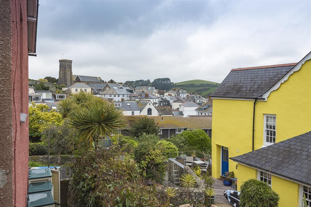 Views from the bedroom at 11 Robinsons Row in , Salcombe
