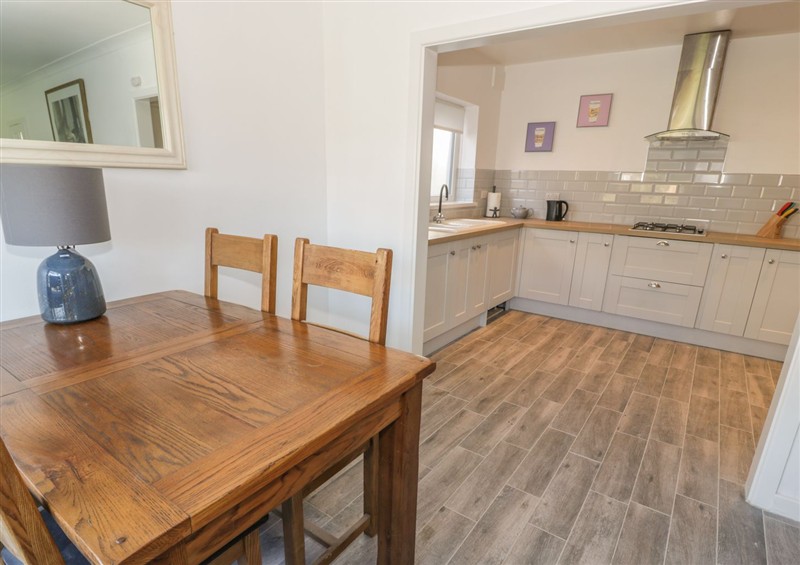 The kitchen at 11 Seabreeze, Llandudno