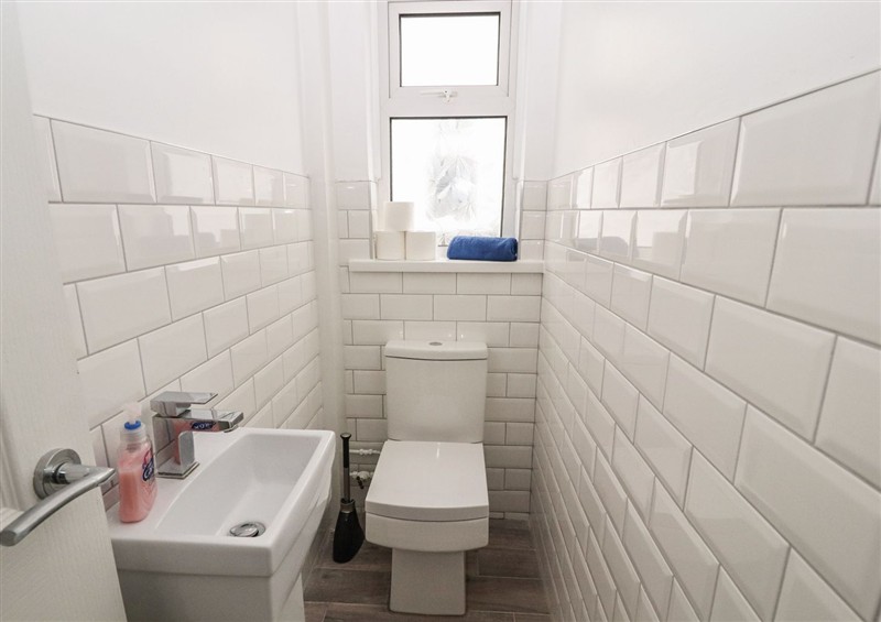 This is the bathroom at 11 Seabreeze, Llandudno
