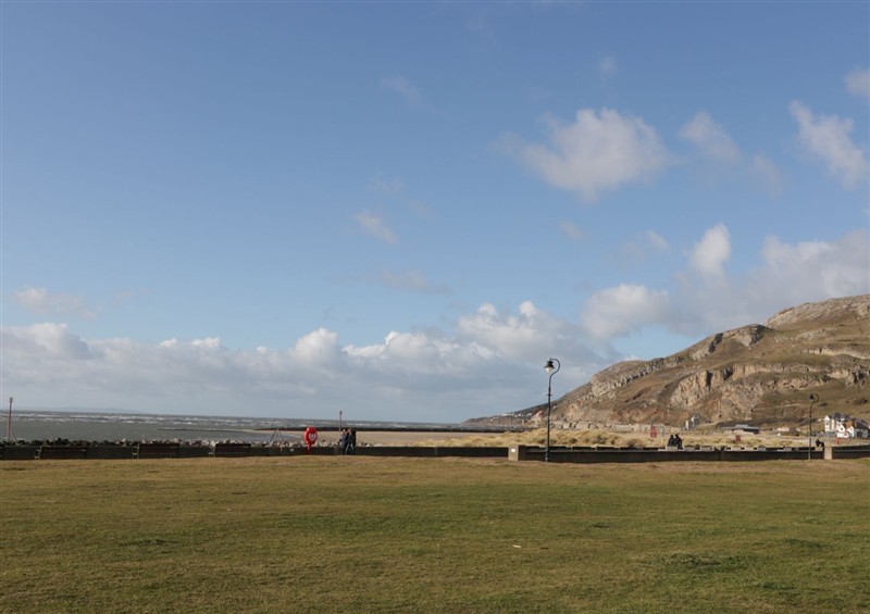 This is the garden at 11 Seabreeze, Llandudno
