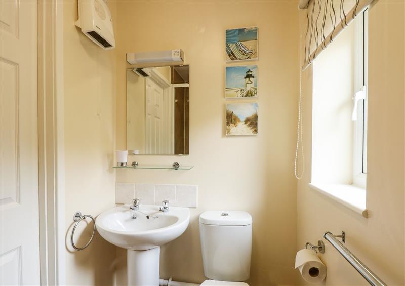 The bathroom at 11 The Dell, Mundesley