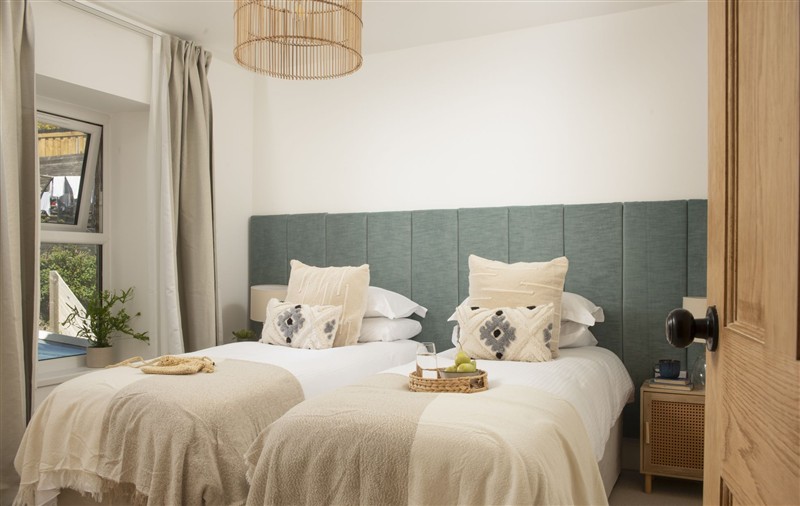 One of the bedrooms at 11 Tywarnhayle House, Cornwall