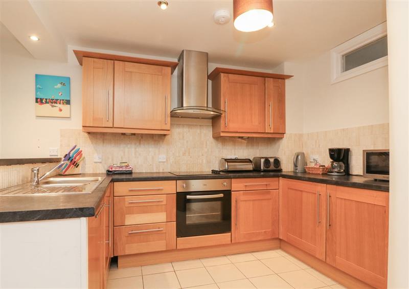 This is the kitchen at 1107 Westbeach Resort, Westward Ho!