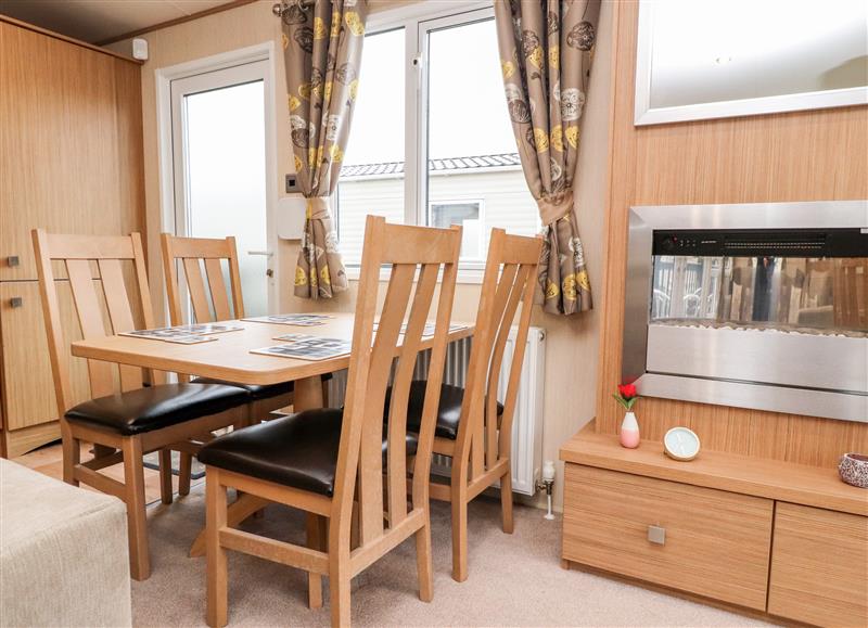 The dining room at 12 Broughton Park - Sanctuary, Ocean Edge Holiday Park in Heysham