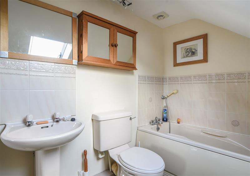 This is the bathroom at 12 Cobb Road, Lyme Regis