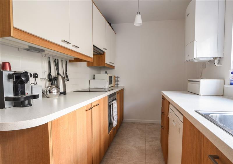 This is the kitchen at 12 Cobb Road, Lyme Regis