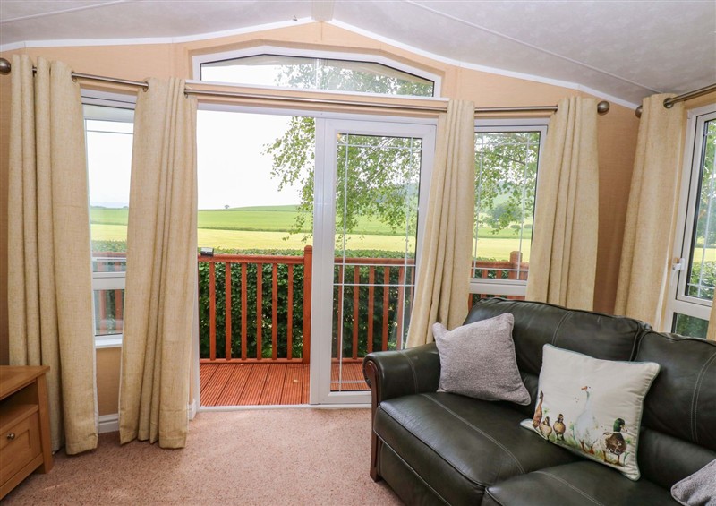 The living room at 12 Field View, High Hesket