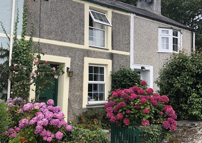 Outside at 12 Glyn Terrace, Borth-Y-Gest