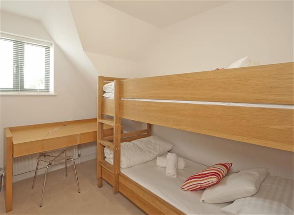 Bunk bedroom at 12 Ocean Point Penthouse in , Saunton & Braunton