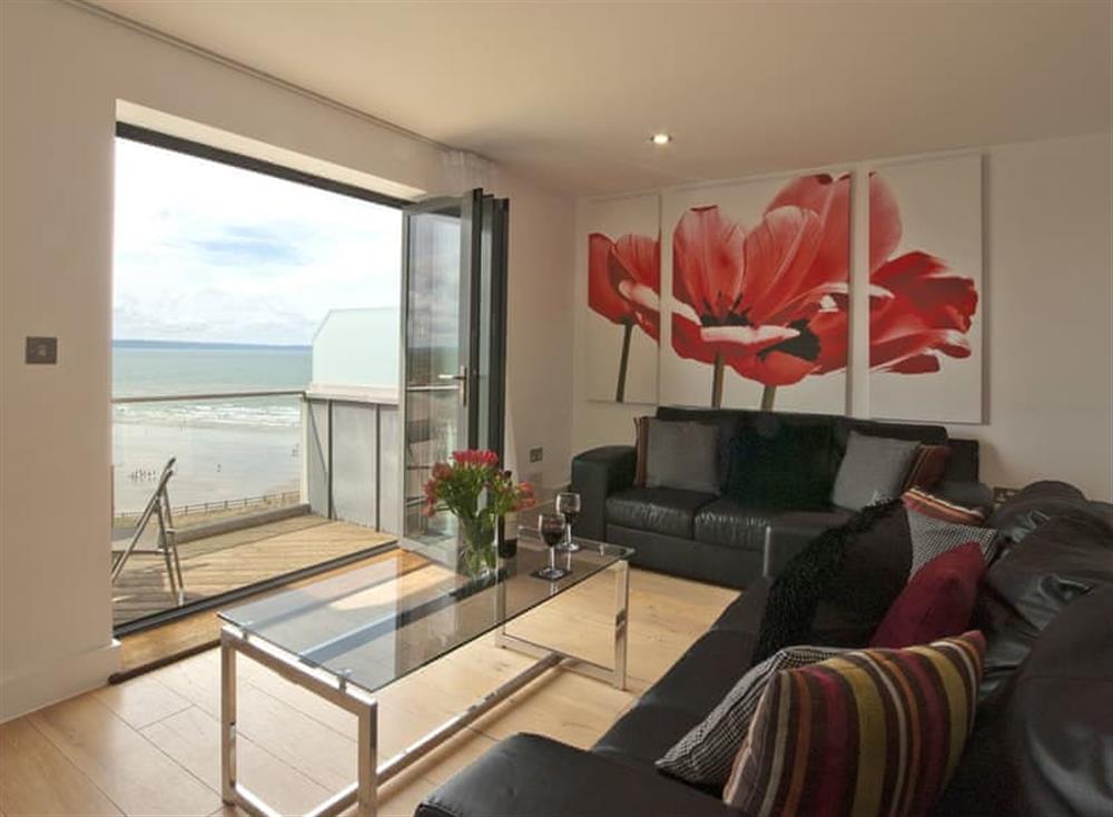 Living area at 12 Ocean Point Penthouse in , Saunton & Braunton
