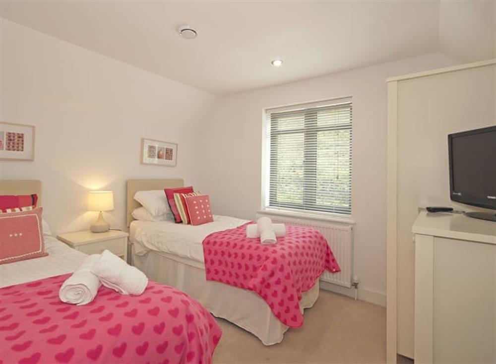 Twin bedroom at 12 Ocean Point Penthouse in , Saunton & Braunton