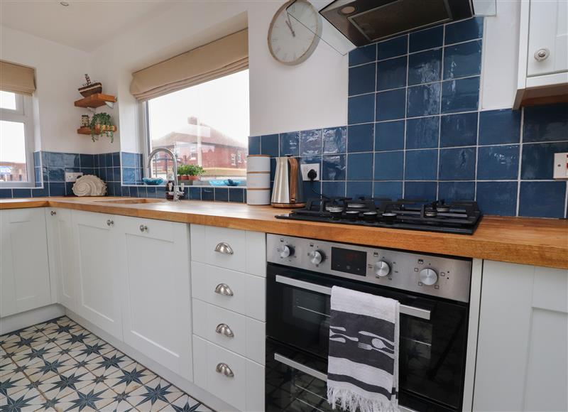 The kitchen at 12 Pennystone Road, Blackpool