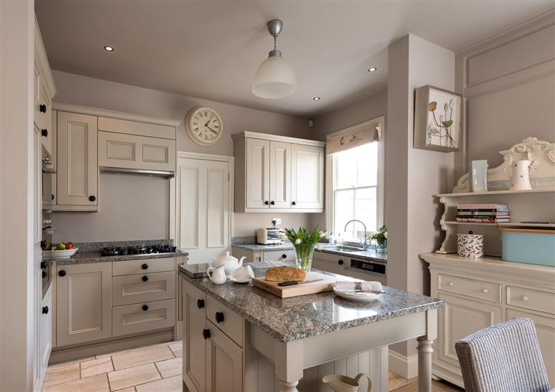 The kitchen at 12 St Hildas, Whitby, North Yorkshire