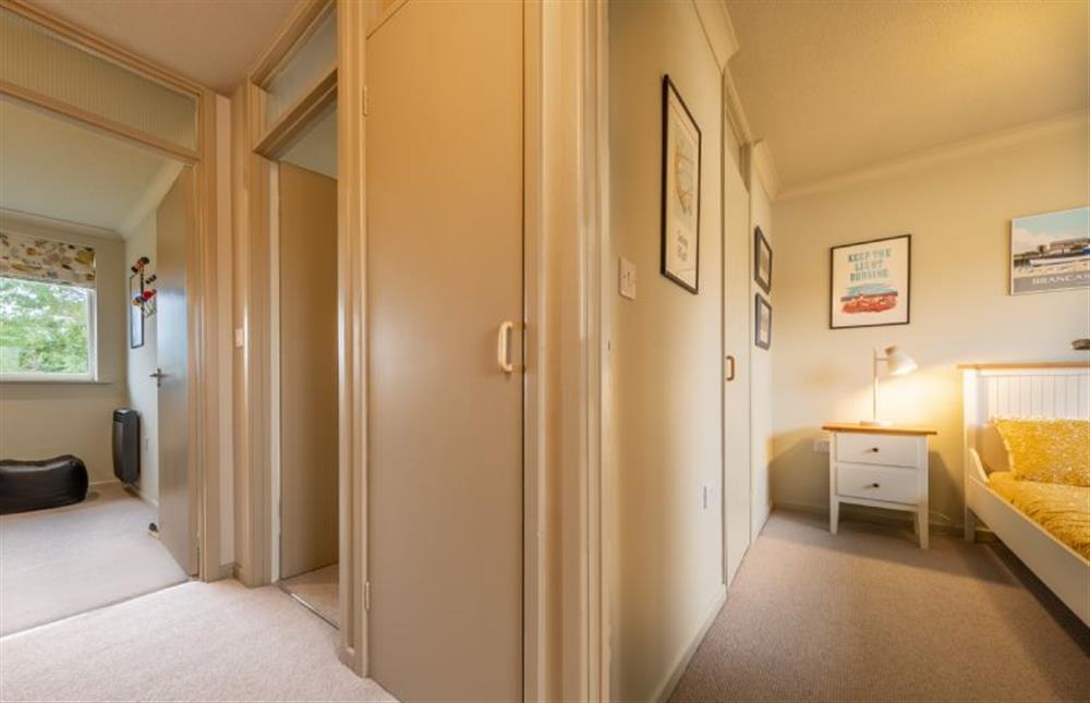 First floor: Landing to bedroom two at 12 The Close, Brancaster Staithe near Kings Lynn