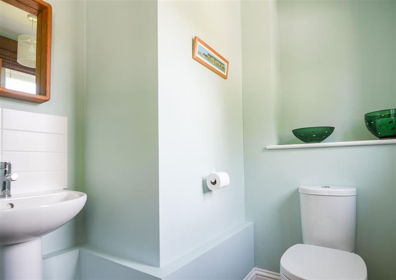 This is the bathroom at 12 The Gardens, Lyme Regis