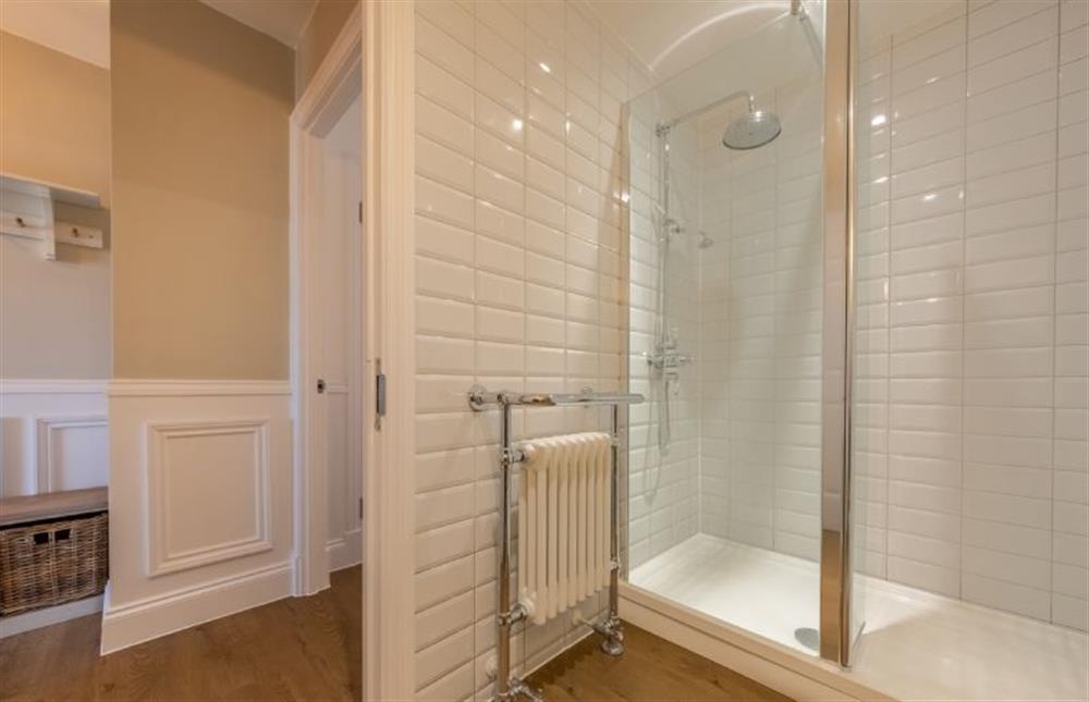 Shower room at 13 Burlington Place, Sheringham