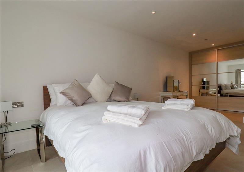 One of the bedrooms at 13 Cliff Edge, Newquay
